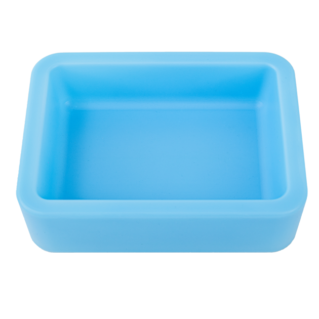 Pet feeding bowl square blow molded feeding bowl产品图3