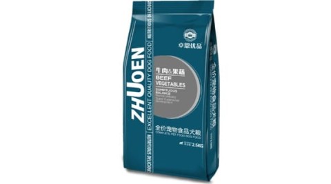 Where is Zhuoen dog food produced?