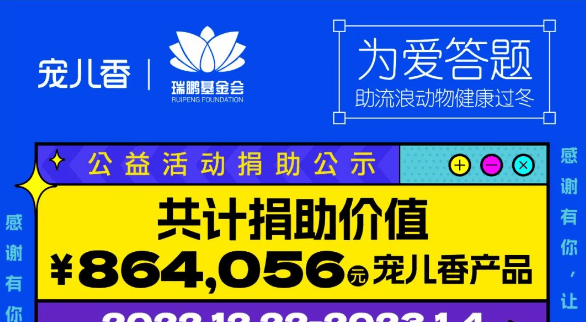 Donation Announcement | Beloved Xiang & Ruipeng Public Welfare Question-Answering Public Welfare Activity for Love, I hope he will no longer be homeless and go home soon